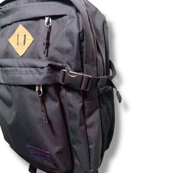 Jansport Main Campus Black Classic Backpack School Travel Outdoor Everyday Wear - Picture 4 of 16